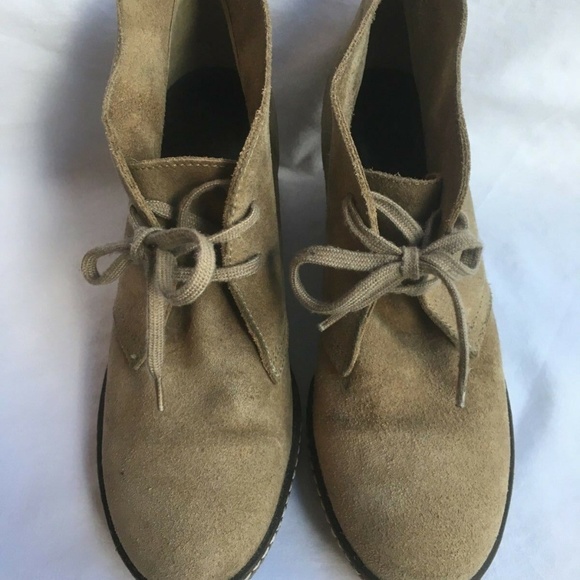 Stivali J.Crew Macalister Zeppa Chino Sbiadito Con Zip - Nuovi In Scatola
